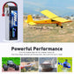 Zeee 4S Lipo Battery 5200mAh 14.8V 60C RC Battery Soft Case with T Plug for RC Plane Quadcopter Airplane Helicopter RC Car Truck