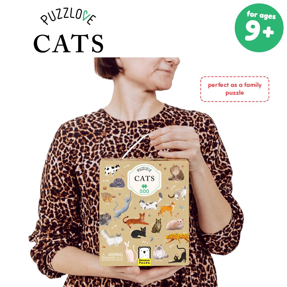 Puzzlove Cats (500 Pcs) 9+ Floor Puzzle