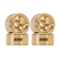 INJORA 1.0 Brass Beadlock Wheel -4.7mm Offset Rim for 1/24 1/18 RC Crawler SCX24 FCX24 TRX4M Ascent18 Upgrade(W1011)