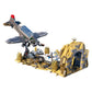 Zoomella 1233 Pieces Aircraft Scene Model Realistic Design Plane Building Block Creative Build Plane Building Set For Boys, Kids