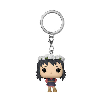 Funko Pop! Keychain: Demon Slayer - Makomo - (Flower Headdress) Novelty Keyring - Collectable Mini Figure - Stocking Filler - Gi