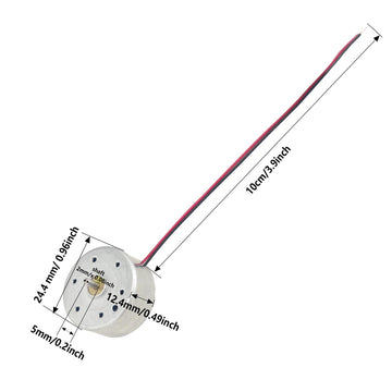 Bociloy 3Pcs 5V 6000Rpm Dc Motor Mini Electric Motor With Wire For Diy Toys Model, Science Experiments