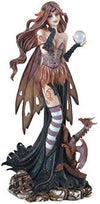Stealstreet Ss-G-91300 Fairy Collection Pixie With Baby Dragon Fantasy Figurine Decoration