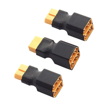 Vgoohobby 3Pack Xt60 Parallel Adapter Connector 1 Female To 2 Male Plug Adapter For Rc Lipo Battery