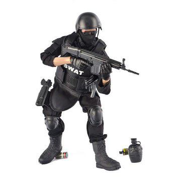Scakbyer 12 Inch Action Figures Military Set  1/6 Scale Action Figures Set with  and Accessories - NB06 - Navy Seal Soldier - A