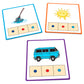 Junior Learning: Cvc Word Builders, 48 Cvc Activity Cards, Phonemic Awareness, Helps Children To Recognize And Understand Basic