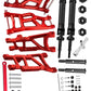 RCMYou RC Aluminum Front Rear Suspension A-Arms Stainless Steel Drive Shaft Axles CVD Upgrades Part for 1/10 Slash 2WD,RC Car Up