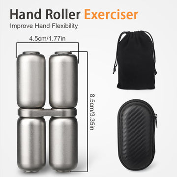 Fidget Roller For Kids Adults- Handheld Fidget Toy For Hand Recovery | Relieve Stress Anxiety, Promotes Focus | Tension, Hand Grip | Strengthener, Hand Speed Exercise | Trainer, Portable | Boredom