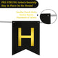 Litaus, Black Gold Happy Birthday Banner - Pre-Strung, 9 Ft, No Diy | Birthday Decorations | Happy Birthday Sign For Birthday De