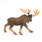 Papo Standing North American Moose Toy Figure  Multicolor