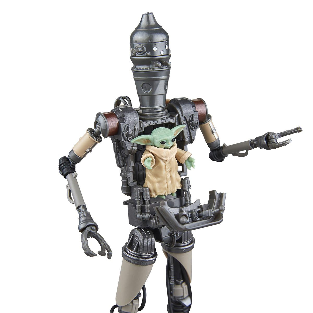 STAR WARS The Black Series IG-12 & Grogu 15cm Action Figure, Model HSG0074, Deluxe Edition, Plastic Material