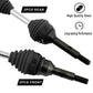 Drive Shaft CVD Axles Upgrades for 1/10 Slash VXL 4x4 Rustler Stampede Hoss VXL 4x4 4WD,4Pcs Front Rear Transmission Driveshaft