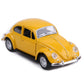Berry President Classic 1967 Volkswagen Vw Classic Beetle Bug Vintage 1/32 Scale Diecast Metal Pull Back Car Model Toy for Gift/