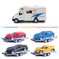 Toy Camper RV Trailer Towing Supercar Sports Model Car Diecast Motorhome Toys for Boys Pull Back Toy Cars, Beach Sandbox Outdoor