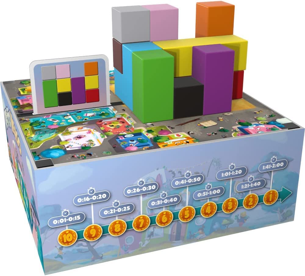 Tiki Editions Recto Verso - The Chaotic Building Game Of Limited Perspectives, Fun Family Game For Kids And Adults, Ages 8+, 2-6
