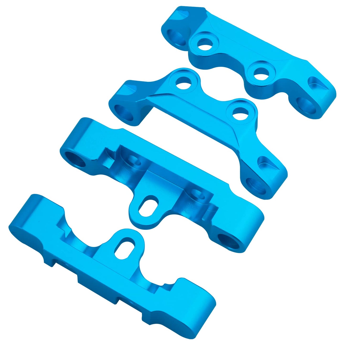 GoHobby Upper & Lower Aluminum Suspension Mount Holder for Tamiya TT02