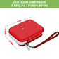 Alkoo Case Compatible With Retro Handheld Game Consoles/ R36S/ Rg353V -Travel Storage Holder Organizer For Game Boy Mini, Retro Mini Players, And More - Red