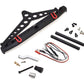 Yeah Racing Aluminum Alloy Rear Bumper W/Led Light Spare Tire Mount For Scx10 Ii Traxxas Trx-4 #Ya-0549