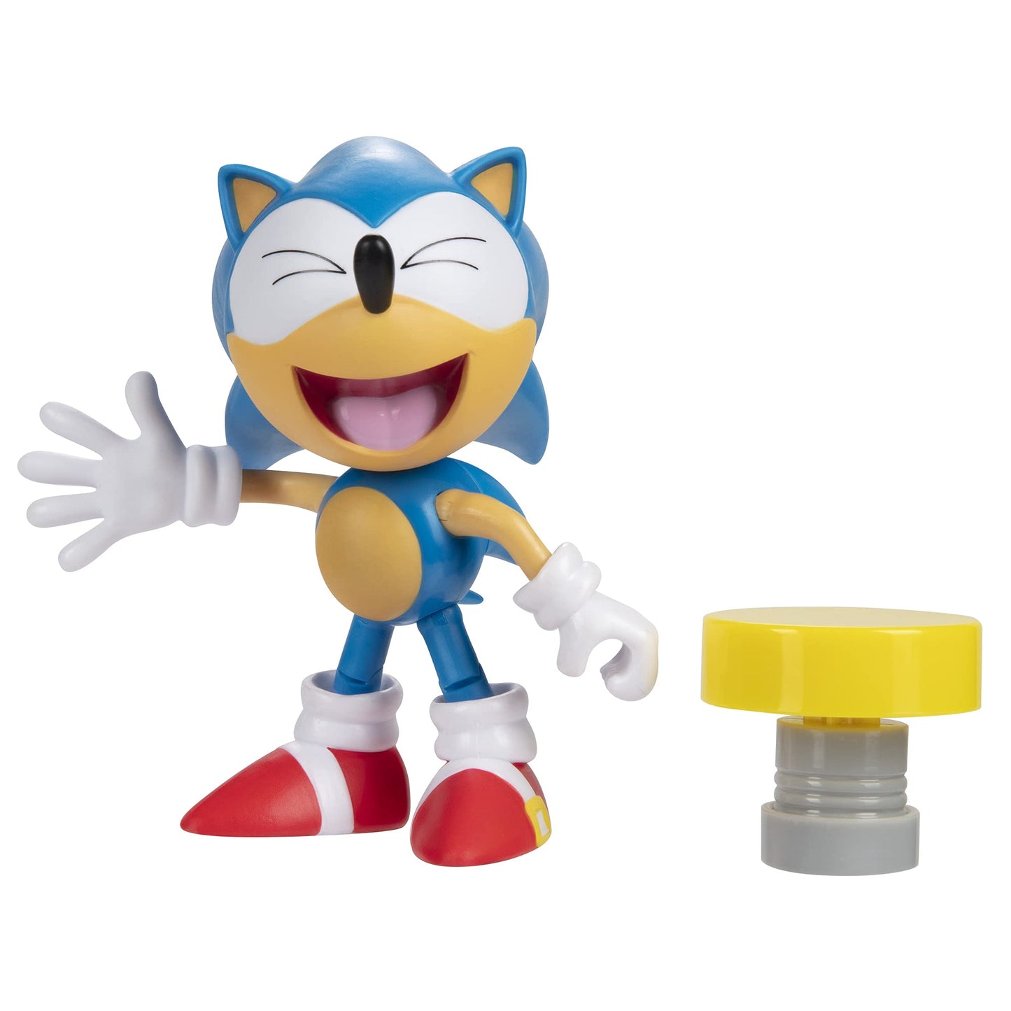 Sonic The Hedgehog 4-Inch Action Figure Classic Sonic With Spring Collectible Toy
