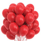Prextex 75 Red Balloons For Valentine'S Day Party Decorations - 12-Inch Latex Balloons With Matching Ribbon For Decorating Arches, Bouquets, Weddings, Baby Showers, Outdoor Events