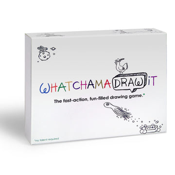 The Imagineering Company Watchamadrawit Fast Action Drawing Game With Wildly Creative Challenges - A Family Board Game For Kids And Adults - Let The Family Game Night Fun Go Crazy