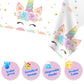 Daiuni 1Pcs Unicorns Party Tablecloths For Birthday Party Decoration, Plastic Disposable Rectangle Party Table Covers For Kids G