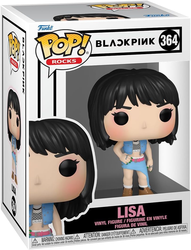 Pop Rocks: Blackpink - Lisa Funko Vinyl Figure (Bundled With Compatible Box Protector Case), Multicolored, 3.75 Inches