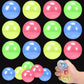 12 Pack Glow In The Dark Sticky Balls, Party Favors Fidget Toys Stress Balls For Kids And Adults, Lumi Balls Toys,Ceiling Balls,Sensory Balls,Dream Balls