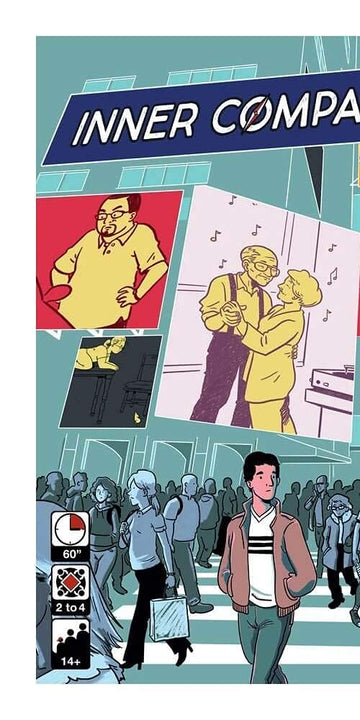 AEG Inner Compass Board Game - Explore Emotions, 2-4 Players, 60 Min Play Time, Ages 14+, Model ALD07083