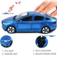 Model X Diecast Toy, 1:32 Scale Zinc Alloy Model X Car Pull Back Vehicles Door Opening With Light, Mini Collectible Model X90 Ca