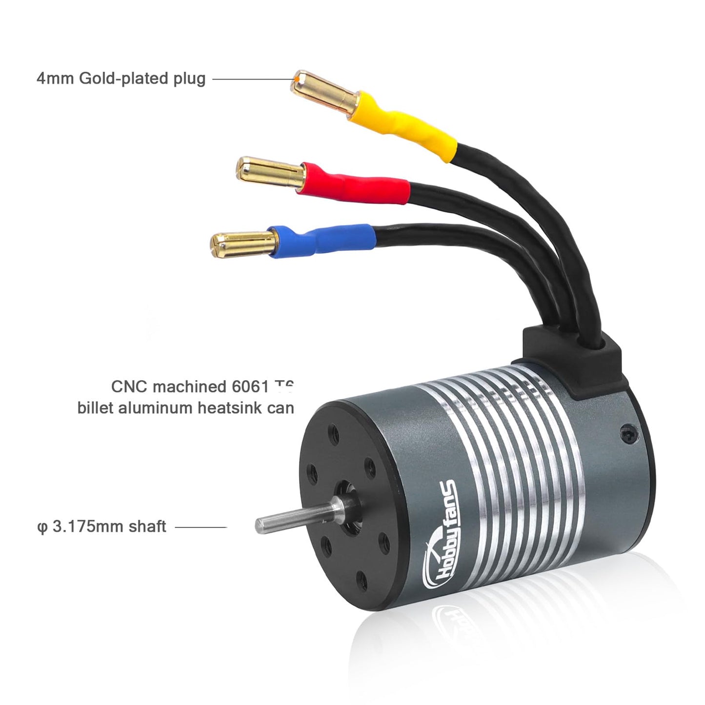 Hobby Fans Waterproof S3650 4300Kv Brushless Motor 3.175Mm Shaft With 60A Sensorless Brushless Esc Electric Speed Controller Com