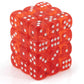 St-Hobby Chx23803 Chessex Translucent Orange & White D6 Dice Block