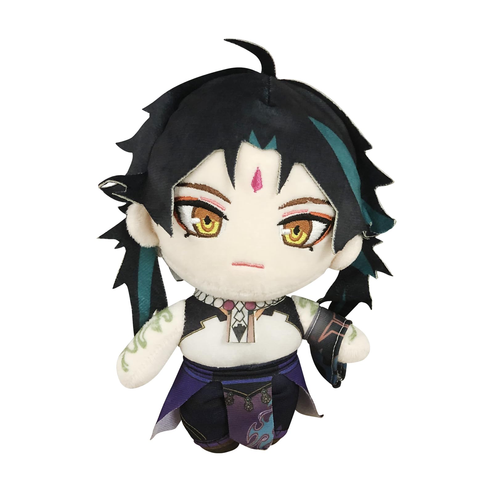 CALEMBOU Anime Plush Figure, 8'' Cute Anime Plush Doll Cosplay Props Soft Stuffed Animal Plushies Collection Gift for Fans (XIAO