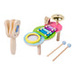 Ilsmysutra 2 Pieces Montessori Percussion Musical Instrument For Age 3 To 10 Boys Girls
