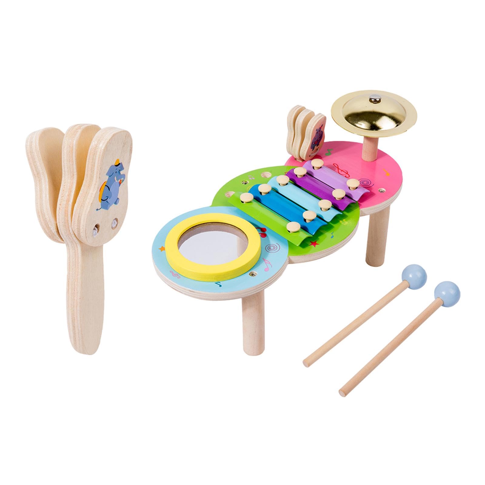 Lyla 2 Pieces Montessori Percussion Musical Instrument For Age 3 To 10 Boys Girls