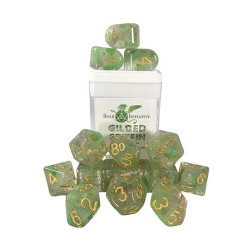 Role 4 Initiative Diffusion Poly Set - Gilded Griffin W/Numbers (15)