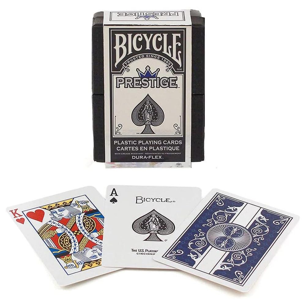Bicycle Prestige Plastic Playing Cards - Multicoloured, Model 1020579, Durable Material