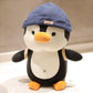 Fayuaku 9'' Penguin Stuffed Animals Plush Cow Doll Kids Boys Girls Animal (Blue Penguin)