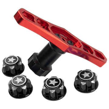 Vgoohobby 17mm Hex Wheel Nuts Adapter w/ 17 Wheel Hex Wrench RC Sleeve Tool Compatible with Traxxas X-Maxx E-Revo E-Maxx Summit