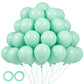 Voircoloria 105Pcs Mint Green Balloons 12Inch Party Latex Balloons For Boys Girls Birthday Baby Shower Gender Reveal Wedding Sun