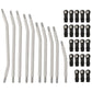 RZXYLRC 313mm Wheelbase 10Pcs Stainless Steel Link Rod Linkage for 1/10 RC Axial SCX10 II AX90046 AX90047 Rock Crawlers Metal Up