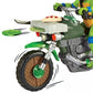 Teenage Mutant Ninja Turtles Ninja Kick Cycle with Exclusive Leonardo Figure, 4.5 Inch, Multi Color, Model 83431CO, Plastic