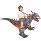 Goosh Inflatable Dinosaur Costume Riding Stegosaurus For Kids Halloween Costumes Boys Girls 36In Funny Blow Up Costume For Halloween Party Cosplay(2-3 Yrs)