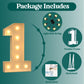 3Ft Marquee Numbers, Light Up Numbers 1 For 1St 16Th 21St Birthday Decorations, Big Numbers For Party Decorations, Large Light U