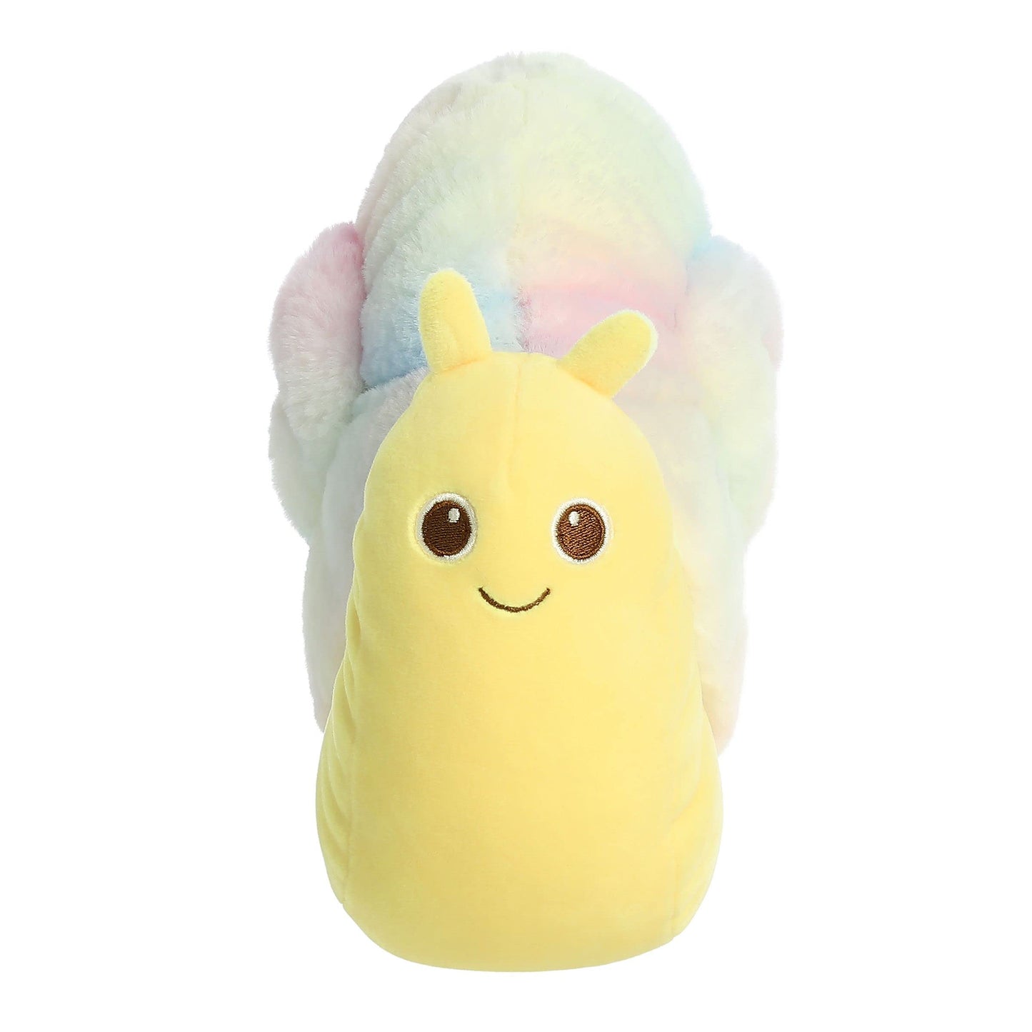 Aurora® Adorable Squishiverse™ Squishy Hugs™ Snail Stuffed Animal - Imaginative Play - Huggable Comfort - Yellow 9 Inches