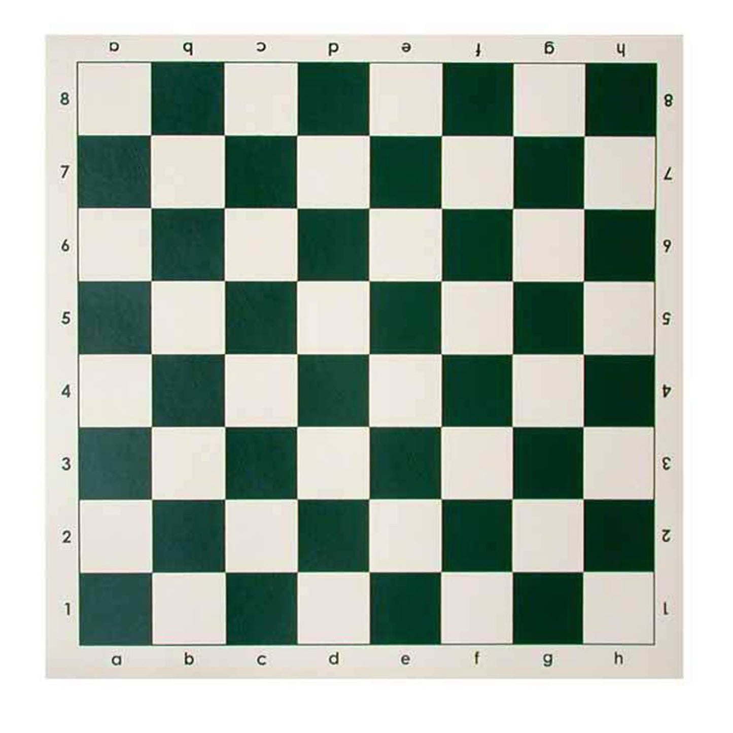 Reicyfang 20'' Tournament Roll Up Chess Board, Tournament Chess Mat, Vinyl With Green Squares, Chess Rollable Chessboard, Non Sl
