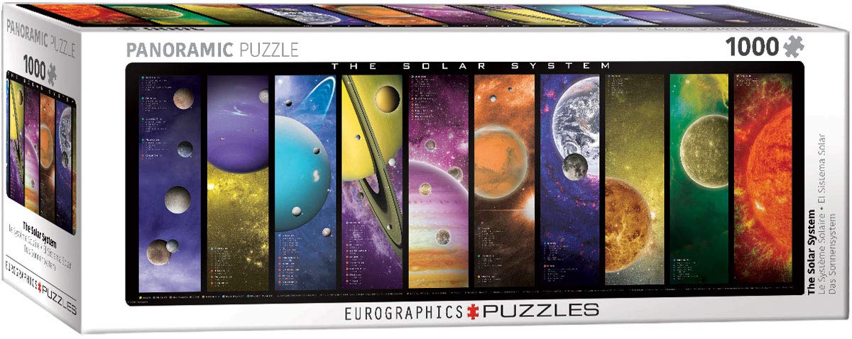 Eurographics The Solar System Panoramic 1000-Piece Puzzle