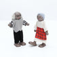 Onest 18 Pieces Wooden Dollhouse Family Set Mini People Figures Dog Cat Sets Dollhouse Dolls Wooden Doll Family Pretend Play Figures Accessories For Pretend Doll House Toy