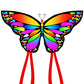 Lanrui Butterfly Kites For Kids & Adults,Easy To Fly Kite, Beginner Kites For Kids Ages 4-8,Beach Kite (Rainbow)