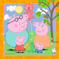 RAVENSBURGER Puzzle Ravensburger 05579 Family and Friends 3 x 49 Pieces Peppa Pig Puzzle for Children from 5 Years